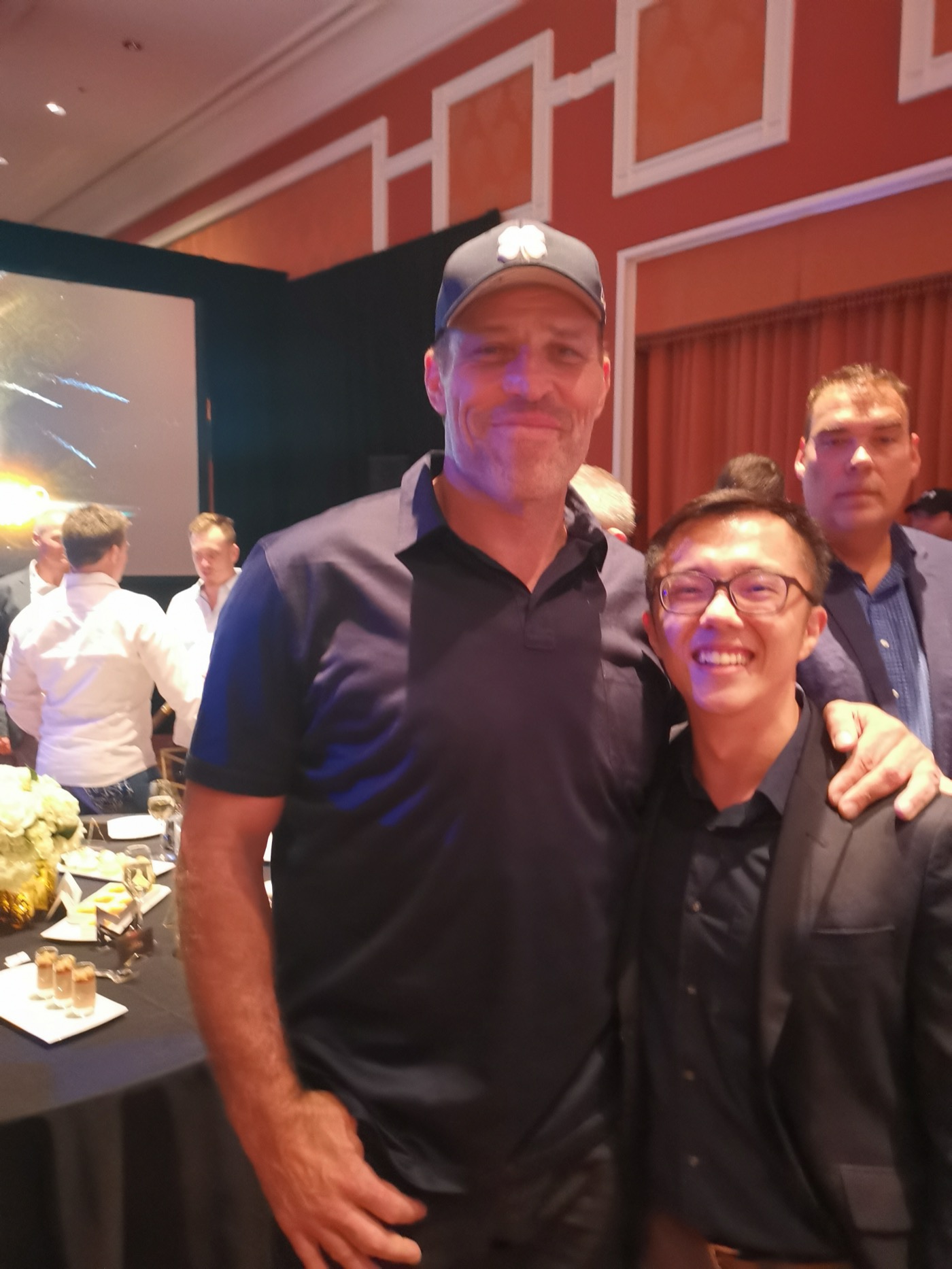 Marc Teo with Tony Robbins, Las Vegas, 2019.